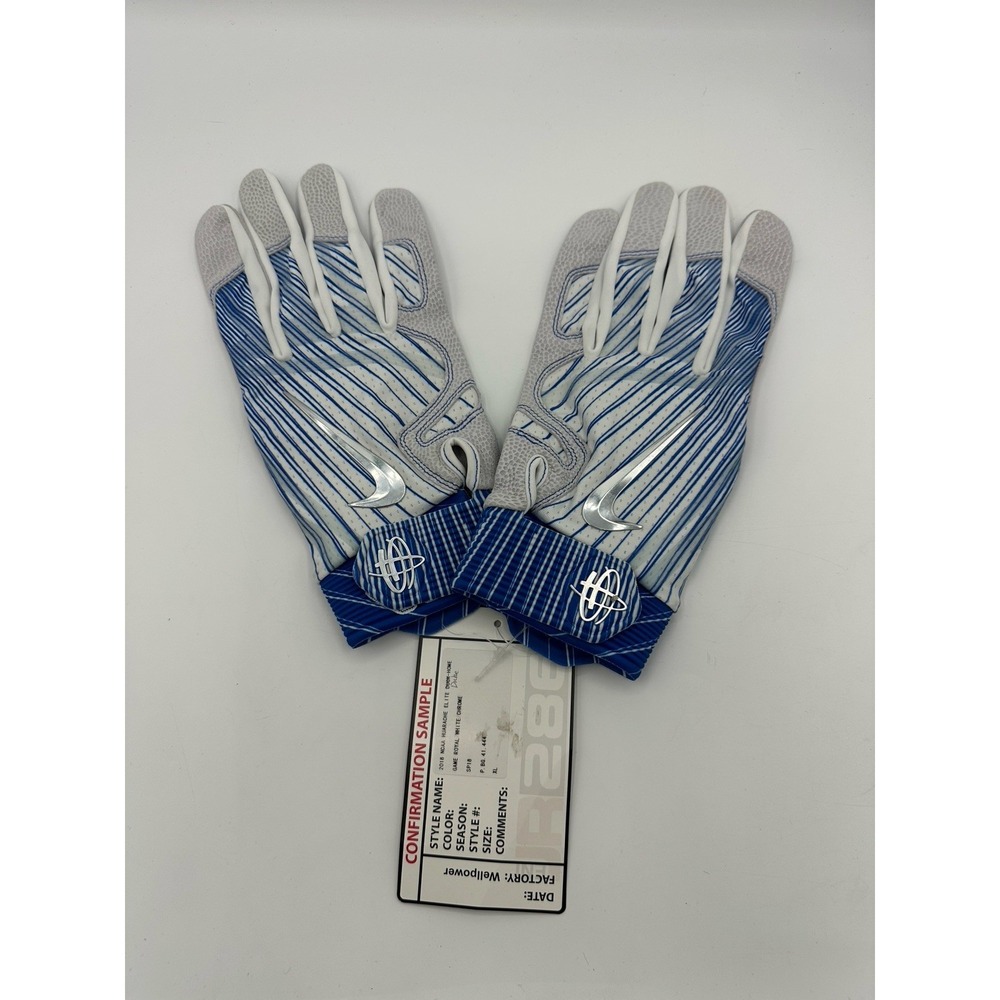 Nike Duke Blue Devils Huarache Elite Batting Gloves XL NCAA Sample 2018 Rare